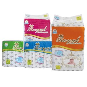 MOBY BEBE Disposable Baby Diapers with Dry Surface Absorption and Whimsical