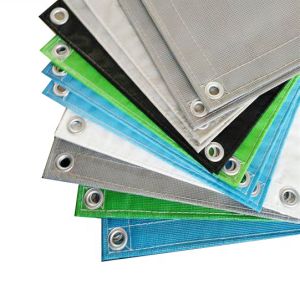 Scaffold Safety Net Fireproof Fire Retardant Safety Net PVC Coated Mesh Sheet