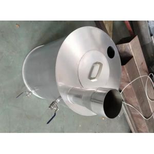 250L SUS304L Thickness 3mm Electroplating Tanks With Lid For AgNO3 Reactor