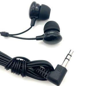 Bus Train School Wired Earphone with Customizable Cord Length and Single PIN
