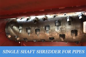 Cheap Durable Single Shaft Shredder For Plastic Lumps , Die Material , Big Block Material for sale