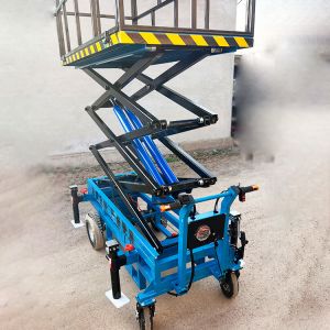 Cheap Scissor Table Electric Platform Lift Manual Push Around Weight Hydraulic Scissor Electric Lifting Platform for Sale for sale