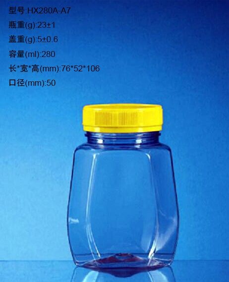 Quality Eco -Friendly Clear PET Jars Customized Plastic Mini Honey Recyclable Jar wholesale