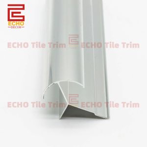 China Aluminum Tile Trim 10mm Half Round Corner Tile Transition Strip on sale