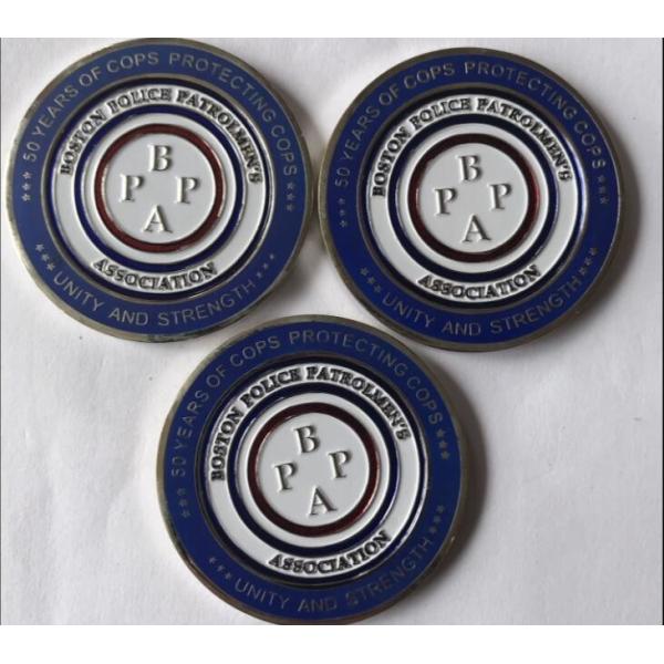 Quality Cheap Custom Antique Brass Coin Challenge Coins Custom Embossed Enamel Coins No Minimum wholesale