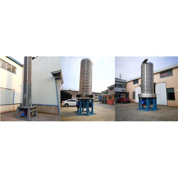 CCarbon Steel Auger Screw Conveyor Cooling Function Spiral Elevator For Rock Salt