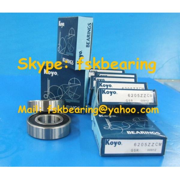 Quality KOYO Single Row Radial Ball Bearings Waterproof with Rubber Seals 6305-2RS wholesale
