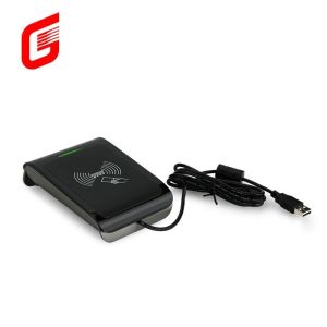 External Black S9 RS232 / USB Contactless Smart IC Card Reader with All in 1