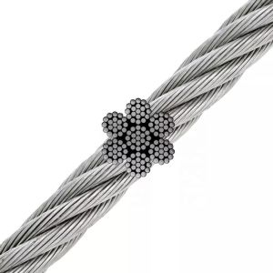 8*19s High Carbon Steel Wire Rope with 1mm-16mm Diameter for Elevator Applications