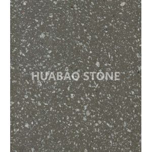 Rigid Terrazzo Stone Tiles Easy Installation Grooved Texture Slip Resistant