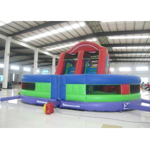 Giant Inflatable Assault Course , Outdoor Game Boot Camp Bouncy Obstacle Course