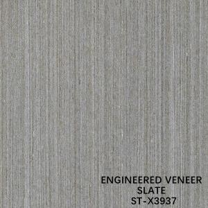 China Recon Slate Wood Veneer Walnut X3937 Standard Size 0.15-0.6mm Thickness Good Price For Doors And Windows China Makes on sale