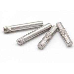 Aluminum AL 6061 7075 Plain Finished External Thread Round Dowel Parallel Pin