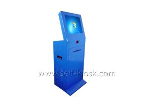 Cheap Interactive Touch Screen Self Service Printing Kiosk With Color Printer for sale
