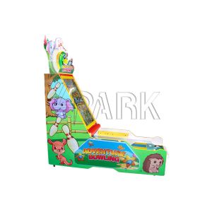 Individual Bowling Single Player Amusement Game Machines Coin Pull For Holiday