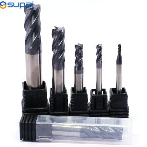 Carbide Square End Mill 1/2 In Shank 30 Degrees Helix Angle