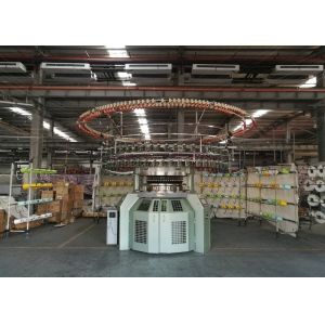 4/6 Colors Striper Circular Knitting Machine 30/34 Inch Double Jersey Knitting