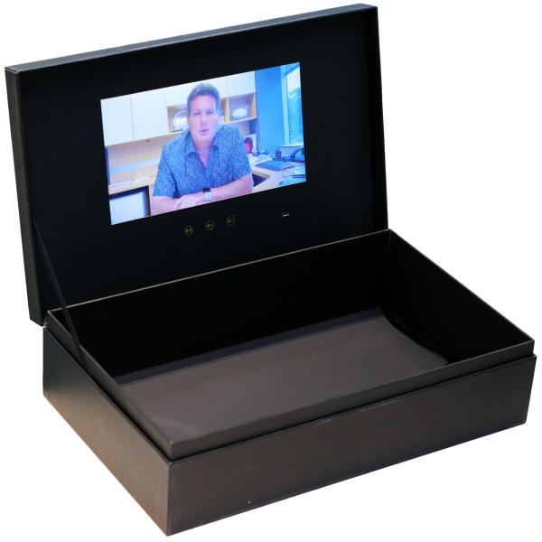 Quality Customized Style Video Screen Display Gift Box with 2 Color Print Method wholesale