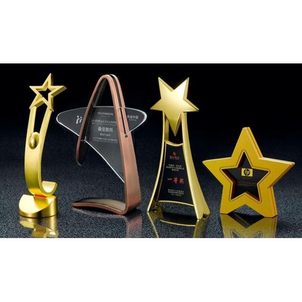 Quality Star Design Custom Medals And Trophies With 3D Printing From Factory Wholesale wholesale