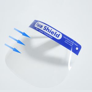 Durable Clear Plastic Face Shield PP Frame High Strength Heat Resistance Durable