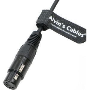 Alvin's Cables XLR 4 Pin Male To XLR 4 Pin Female Power Cable For Sony Venice