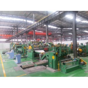 Electric Control Cut To Length Line With PLC Contolled 28 Tons