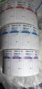 Cheap Packaging In Rolls Medical Label According To Tube Color For Simplified Identification for sale
