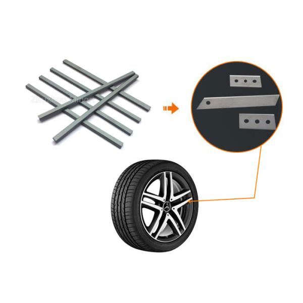 YG10x Tungsten Cemented Carbide Wear Strips / Bar / Block Cut Steel In The Tire