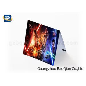 Gift Lenticular Greeting Cards Beautiful Picture 4 Color 3D UV Printing
