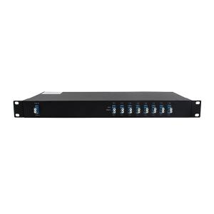 Cheap 8CH DWDM Multiplexer Network Device For Multiplexing Dual Fiber 1U Rack for sale