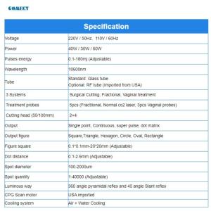 CO2 Fractional Laser Device with Touchscreen Interface for Advanced Skin Therapy