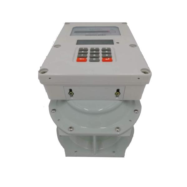 Steel Prepaid Gas Meter , 1.6m3/H Smart Pay As You Go Meter