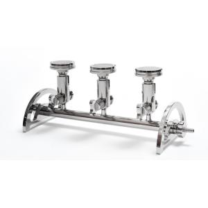 220v 50hz Vacuum Filter Manifold Microbial Limit Test For Beverage Steel Funnel