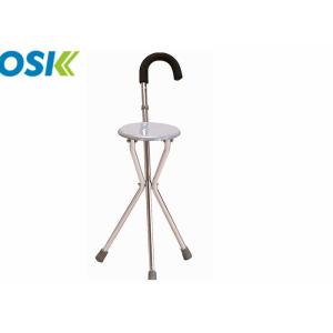 Portable Medical Walking Aids Outdoor Foldable Walking Stick With Seat