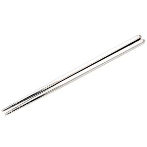 Custom Logo Solid Titanium Chopsticks Square Chopsticks 230mm / 220mm Silver