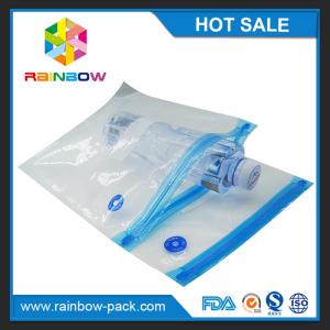 custom food grade resealable smell proof vacuum sealed zipper bag with valve and