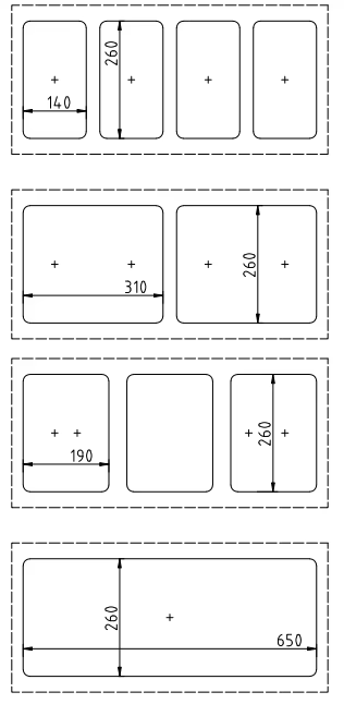 Automatic Continuous Vacuum Skin Displacement Chain Plastic Tray Sealer DQ730AT