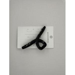 China Basic Design Black Plastic Hair Claw Clip For Thick Hair / Thin Hair on sale