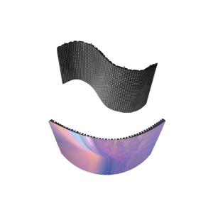 P1.25 Flexible LED Display Screen Magnets Front Service Iron With Painting