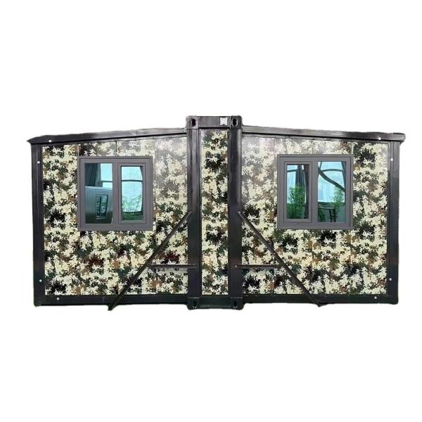 Quality Double Wing Container House with Red Steel Door and Online Technical Support Provided wholesale