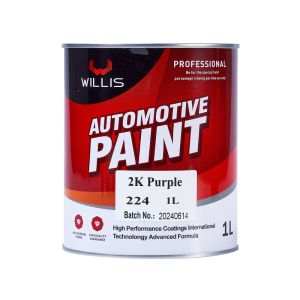 High Performance Purple 2K Solid Paint with Acrylic Resin and Spray Application