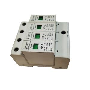 White UC 385V Power Surge Protection Device , 40KA Surge Protector For Building