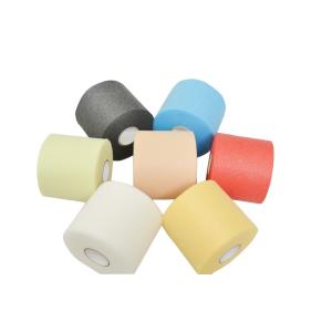 Colorful printed foam prewrap underwrap PU tape skin color CE FDA approved