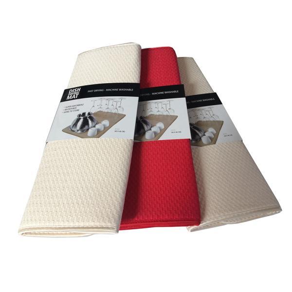Quality Microfiber Dish Drying Mats Kitchen Table Pads Table Placemat wholesale