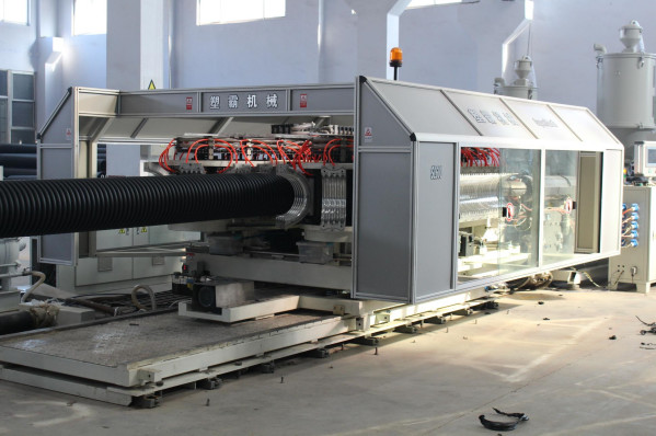 PE PP HDPE LDPE Pipe Making Machine Double Wall Corrugated Pipe Manufacturing