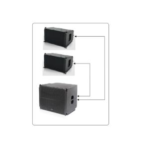 Concert Sound Equipment Line Array Speaker With LF2x 8" Neodymium Drivers