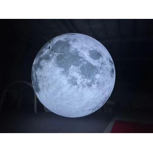 Decoration Used Giant Advertising Inflatable Moon Model With Led Light Large