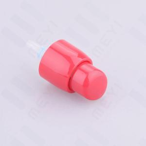 Foundation Red Plastic PP Treatment Pump With Over Cap 18/400 Neck Size