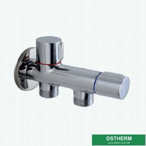 G1/2" Thread Shower Room Chrome Plated Angle Valve