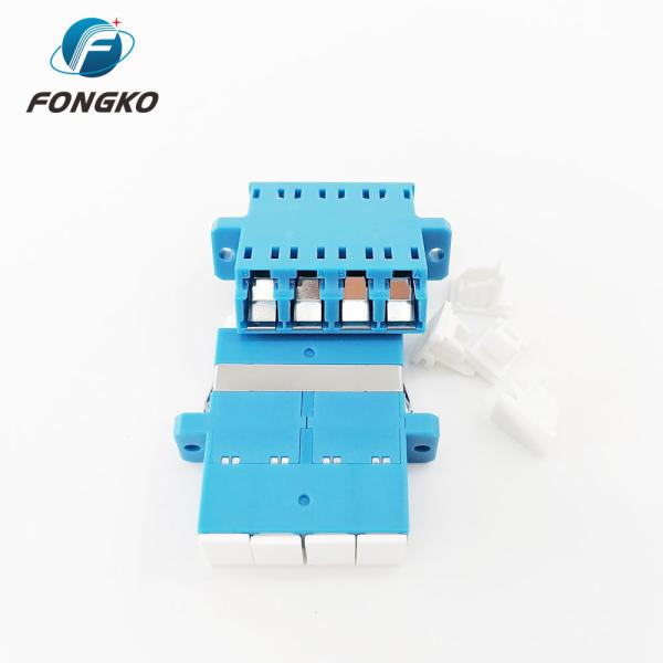 1550nm Singlemode Blue Fiber Optic UPC LC Connector Adapter